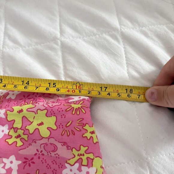 Vintage 90s Y2K Cathy Daniels Skort Skirt Womens Pink Green Hippo Floral Golf - Picture 4 of 8